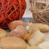 0.08 Carat (ctw) 10K Yellow Gold Round White Diamond Men's 7 Stone Anniversary Wedding Band