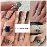0.25 Cttw Round Cubic Zirconia Enhancer Guard Ring for Women in 925 Sterling Silver