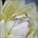 0.15 Carat (ctw) Round White Diamond Ladies Vintage Style Anniversary Wedding Band 14K Yellow Gold