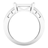 0.35 Carat (cttw) Round White Diamond Ladies Micro Pave Bridal Engagement Ring 1/3 CT Sterling Silver