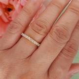 0.50 Carat (cttw) Round White Diamond Ladies Anniversary Wedding Band 1/2 CT 10K White Gold