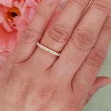 0.50 Carat (cttw) Round White Diamond Ladies Anniversary Wedding Band 1/2 CT 10K White Gold