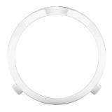 0.30 Carat (cttw) Round White Diamond Ladies Anniversary Enhancer Guard Wedding Band 1/3 CT 10K White Gold