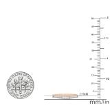 0.25 Carat (ctw) Round White Diamond Ladies Split Shank Wedding Band 1/4 CT 14K Rose Gold