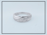 Round White Diamond 7 Stone Cathedral Style Anniversary Wedding Band for Men (0.22 ctw Color I-J Clarity I2-I3) In 10K White Gold