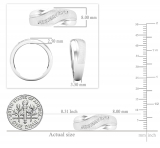 Round White Diamond 7 Stone Cathedral Style Anniversary Wedding Band for Men (0.22 ctw Color I-J Clarity I2-I3) in 925 Sterling Silver