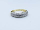 0.50 Carat (ctw) Round White Diamond Ladies Bridal Anniversary Wedding Band 1/2 CT 18K Yellow Gold