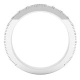 0.35 Carat (ctw) Baguette White Diamond Ladies Wedding Stackable Band 1/3 CT Platinum