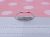0.25 Carat (ctw) Round Diamond Ladies Gentle Curve Crown Engagement Ring 1/4 CT Sterling Silver