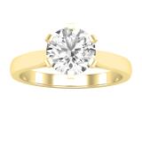 IGI Certified 0.81 Carat (ctw) Round Diamond Ladies Engagement Solitaire Ring 3/4 CT 14K Yellow Gold