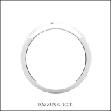 0.05 Carat (ctw) Round White Diamond Mens Sideways Double Cross Wedding Band Sterling Silver