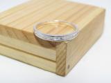 0.15 Carat (ctw) Baguette White Diamond Ladies Wedding Band Stackable Ring 10K White Gold
