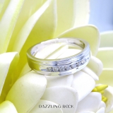 0.25 Carat (ctw) Round White Diamond Mens Solid Ring Comfort Fit Wedding Band 1/4 CT 10K White Gold