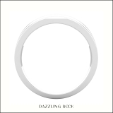0.25 Carat (ctw) Round White Diamond Mens Solid Ring Comfort Fit Wedding Band 1/4 CT 10K White Gold