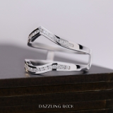 0.30 Carat (ctw) Round Diamond Ladies Wedding Band Enhancer Guard Ring 1/3 CT 14K White Gold