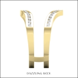 0.30 Carat (ctw) Round Diamond Ladies Wedding Band Enhancer Guard Ring 1/3 CT 14K Yellow Gold
