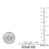 0.22 Carat (ctw) Round White Diamond Ladies Anniversary Wedding Stackable Band 14K Yellow Gold