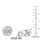 0.20 Carat (ctw) Round White Diamond Ladies Heart Tennis Bracelet 1/5 CT Sterling Silver