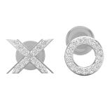 0.10 Carat (ctw) Round White Diamond Ladies