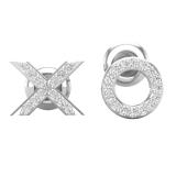 0.10 Carat (ctw) Round White Diamond Ladies