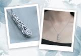 Round White Diamond Infinity Swirl Cluster Pendant for Women (0.004 ctw, Color I-J, Clarity I2-I3) in 925 Sterling Silver