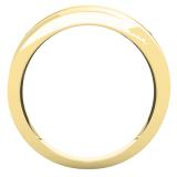 0.80 Carat (ctw) Round Black Diamond Mens Wedding Anniversary Band Ring 3/4 CT 10K Yellow Gold