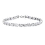 0.11 Carat (ctw) Round White Diamond Ladies