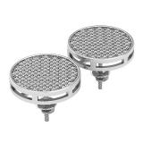 0.25 Carat (ctw) Round White Diamond Mens Hip Hop Iced Stud Earrings 1/4 CT Sterling Silver