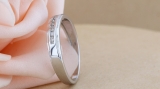 0.12 Carat (ctw) Round White Diamond Mens Comfort Fit Anniversary Wedding Band 14K White Gold