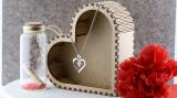 0.20 Carat (ctw) Round White Diamond Ladies 3 Stone Heart Pendant 1/5 CT Sterling Silver
