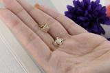 0.10 Carat (ctw) Round White Diamond Ladies Square Shape Stud Earrings 1/10 CT 18K Yellow Gold