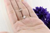 0.10 Carat (ctw) Round Diamond Ladies Pear Shape Teardrop Stud Earrings 1/10 CT 10K White Gold
