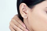 0.10 Carat (ctw) Round Diamond Ladies Cushion Frame Cluster Stud Earrings 1/10 CT Sterling Silver