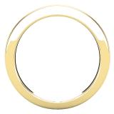 Round Tanzanite & White Diamond Ladies Anniversary Stackable Wedding Band 14K Yellow Gold