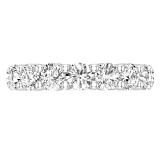 2.25 Carat (ctw) Round White Diamond Ladies Eternity Stackable Ring Wedding Band 14K White Gold