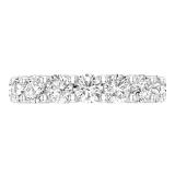 2.05 Carat (ctw) Round White Diamond Ladies Anniversary Wedding Band 2 CT 925 Sterling Silver