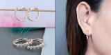 0.5 Carat (ctw) Round Diamond Impressive Ladies Huggies Hoop Earrings 1/2 CT 14K Rose Gold
