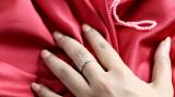0.25 Carat (ctw) Stylish Two Layers V Shaped White Diamond Ladies Wedding Ring 1/4 CT 10K Rose Gold