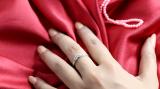 0.25 Carat (ctw) Stylish Two Layers V Shaped White Diamond Ladies Wedding Ring 1/4 CT 925 Sterling Silver