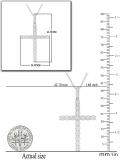 0.62 Carat (ctw) Round White Diamond Ladies Cross Religious Pendant (Gold Chain Included), 14K White Gold