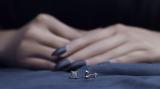 0.20 Carat (ctw) Round White Diamond Square Cluster Ice Cube Shape V Prong Stud Earrings for Women | 18K Rose Gold