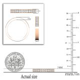 0.23 Carat (ctw) Round White Diamond Smooth Stackable Wedding Band For Women 1/4 CT | 10K Rose Gold