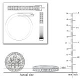 0.23 Carat (ctw) Round White Diamond Smooth Stackable Wedding Band For Women 1/4 CT | 925 Sterling Silver