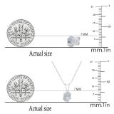 5X7 MM Oval Aquamarine Ladies Solitaire Matching Stud Earrings & Pendant Set 925 Sterling Silver