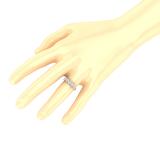 0.51 Carat (ctw) Ladies Diamond Five Flower Cluster Style Floral Fashion Ring | 10K Rose Gold
