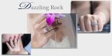 0.57 Carat (ctw) Princess & Round Diamond Octagon Engagement Ring Set for Her | 925 Sterling Silver