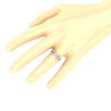 Round White Diamond Twist Infinity Fashion Promise Ring for Women (0.07 ctw, Color I-J, Clarity I2-I3), 925 Sterling Silver