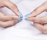 Round White Diamond Mini Square Cluster Ice Cube Shape Pushback Stud Earrings for Her (0.05 ctw Color I-J Clarity I1-I2) | 14K White Gold