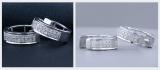 0.25 Carat (ctw) Round White Diamond Double Row Mini Petite Huggie Hoop Earrings for Women | 18K White Gold