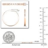 Round White Diamond Single Row Stackable Wedding Band for Her (0.22 ctw, Color I-J, Clarity I2-I3), 10K Rose Gold